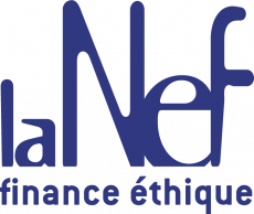 Logo bleu de La Nef